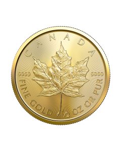 1/2 oz Maple Leaf Gullmynt