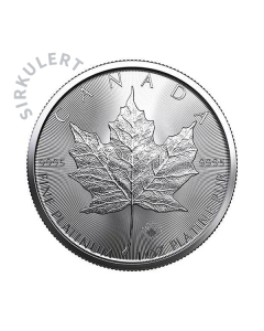 1 oz Sirkulert Maple Leaf Platinamynt