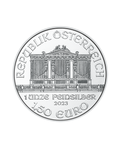 2023 1 oz Wiener Philharmoniker sølvmynt