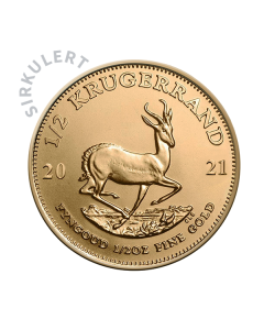 1/2 oz Sirkulert SA Krugerrand Gullmynt