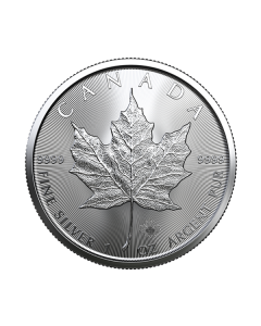 1 oz Maple Leaf Sølvmynt 2023